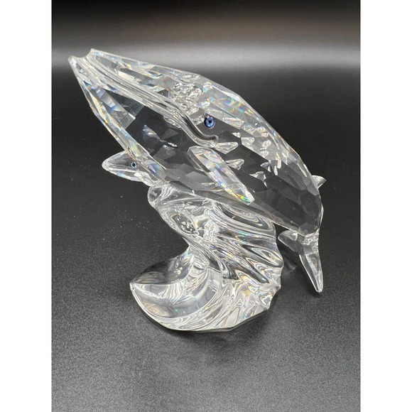 Swarovski Crystal SCS 1992 Annual Edition "Care for me" the Whales with Box - Picture 2 of 7